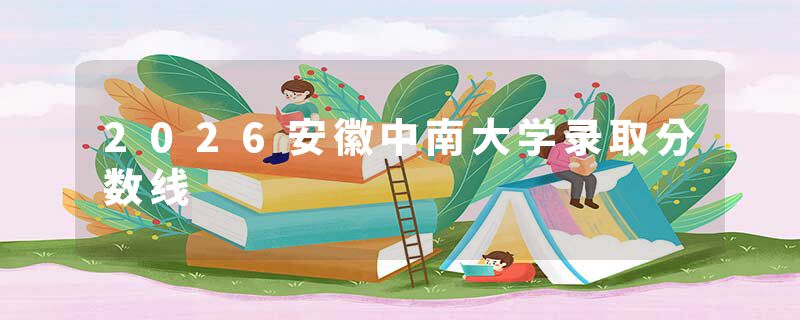 2026安徽中南大学录取分数线