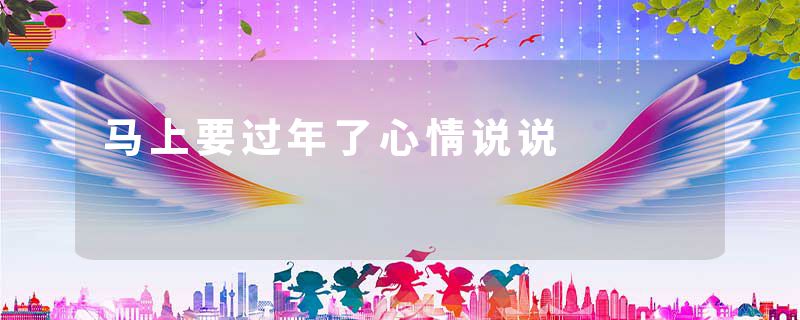 马上要过年了心情说说