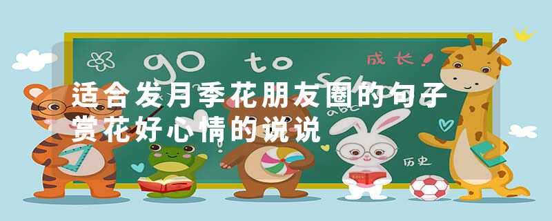 适合发月季花朋友圈的句子 赏花好心情的说说