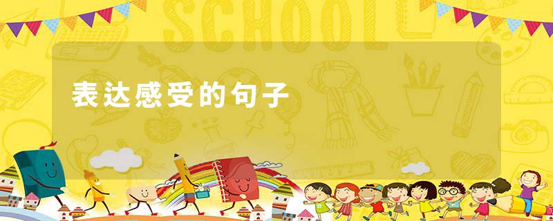 表达感受的句子