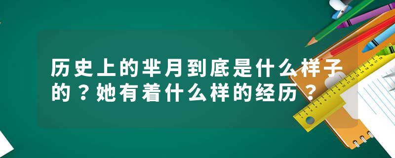 历史上的芈月到底是什么样子的？她有着什么样的经历？