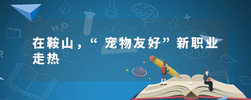 在鞍山，“宠物友好”新职业走热
