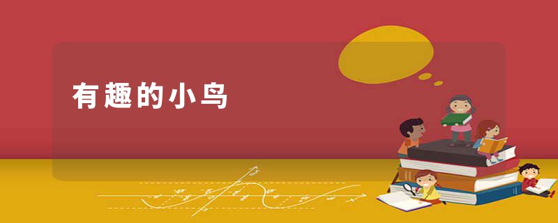 有趣的小鸟