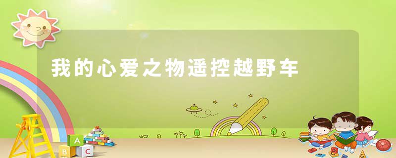 我的心爱之物遥控越野车