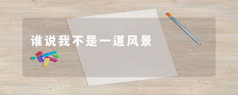 谁说我不是一道风景