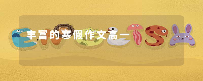 丰富的寒假作文高一