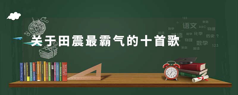 关于田震最霸气的十首歌