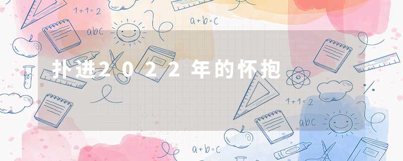 扑进2022年的怀抱