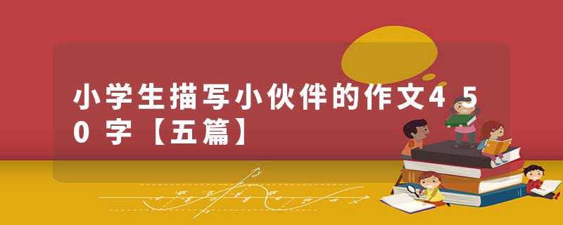 小学生描写小伙伴的作文450字【五篇】