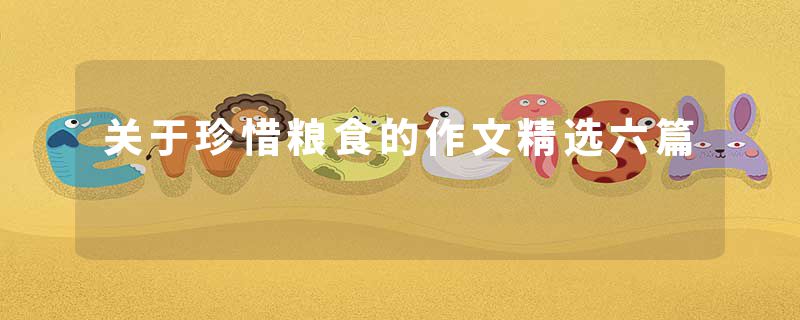 关于珍惜粮食的作文精选六篇